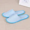 Linen Bomull Slippers Hotell Spa Hem Anti-Slip Gäst Engångs Tofflor Bekväm Andas Män Kvinnor En-timmars Slipper