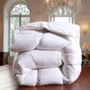 100%  Down Winter Quilt Comforter Blanket Duvet Filling Cotton Cover Twin Single Queen Supper King Size Yellow White Pink