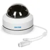 ESCAM PVR002 Telecamera dome PTZ IP 2MP HD 1080P Zoom 4X Obiettivo 2,8-12mm Rilevamento movimento per visione notturna resistente all'acqua - Bianco / Spina UE