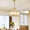 Lustre en cristal moderne lampes salle à manger chambre rétro pendentif lumière lustres en cristal d'or de luxe européen luminaire MYY