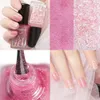 Wholesale 15ml nail polish, waterproof, durable, non stripping, baking free, micro gel, nude pearl powder, sequins, toenail oil.