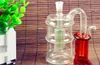 External twin cigarette kettle Bongs Oil Burner Pipes Water Pipes Glass Pipe Oil Rigs Smoking