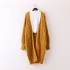 Winter Spring Knit Sweaters Cardigans Women Oversized Lantern Sleeve Casual Poncho Long Cardigan1