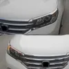 1 Pair Car Headlight LED Eyebrow For Honda CRV 2012 2013 2014 Daytime Running Light DRL With Yellow Turn Signal Light