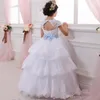 bloemenmeisjes jurk Flower Girl Dresses Flowergirls for Weddings First Communion Dresses for Girls Tulle Ball Gowns