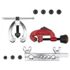 Freeshipping Copper Brake Fuel Pipe Repair Double Flaring Dies Tool Set Clamp Kit Tube Cutter