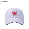 Moda-2019 Yaz Yeni Şapka Unisex Spor Şapka Örümcek Desen Baskılı Omen Şapka Açık Havada Güneşlik Hip Hop Güneşlik Beyzbol Kapaklar