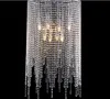 Lustre rond linéaire moderne luminaire suspendu en cristal d'île d'éclairage pour chambre à coucher salle à manger cuisine D 20"