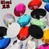 Micui 100PCS 18 25mm Oval Acrylic Rhinestones Flatback Crystals Stones For Clothes Dress Decorations Jewelry Accessories ZZ1372885