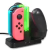 Yoteen pour chargeur Nintendo Switch Joy-Con 4 en 1 support de station d'accueil de charge USB pour contrôleur Pro