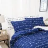 ラブレタープリントの寝具スーツキルトカバー3写真布団カバー高品質の寝具セット寝具用品ホームテキスタイル286b