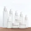 30ml 40ml 60ml 80ml 100ml 120ml Frosted Glass Cosmetic Bottle Refillable Empty Bottles Lotion Spray Cosmetics Sample Storage Containers