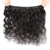 Ishow Loose Deep Body 3/4 PCS with Lace Frontal Peruvian Kinky Curly Human Hair Bundles with Closure Straight Water