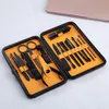 15st / set Rostfritt stål Nail Clipper Kit Professional Pedicure Sax PiniTzer Knife Ear Pick Manicure Set Nail Art Tools