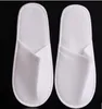 Hot Koop-Nieuwe 50 pairs eenmalige slippers wegwerp schoen thuis witte sandalen hotel babouche reizen schoenen gratis verzending #11