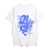 ZSIIBO 2020 mens designer t-shirts Dragon chinois impression t-shirt street style hip hop top tee pour hommes et femmes DYDHGMC211