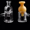 DHL !!! 3mm 25mmod eğimli kenar Evan Shore kuvars banger, cam kabarcık karbonhidrat kapağı 10mm 14mm 18mm erkek kadın kuvars çivileri teçhizatlar için