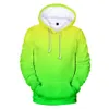 New 3D Hoodies Men/Women Sweatshirts Custom Colourful Gradient Hooded Men's Solid Color Hooded Boy/Girls Polluvers Winter Coats V191105