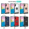 Para samsung nota 10 10 pro s10 s10 além de anel case kickstand magnetic 360 ° tampa do telefone para o iphone 11 2019