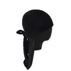 2020 Designer Durag Velvet Durags Bonnets de cheveux Chapeau de pirate crâne avec longue queue pour hommes et femmes Hat3215241