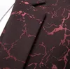 Moda Groom Tuxedos 2019 żakardowe spodnie ślubne Płaszcz Design Best Man Blazer Mężczyźni Garnitury Prom Party Dress Suit Custom (Kurtka + Spodnie + Kamizelka)