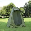 1-2Persons Portable Privacy Dusch Toalett Camping Pop Up Tent Camouflage UV Funktion Outdoor Dressing Tent POGRAPHY TENT253D