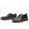 S Véritable hommes Robe de cuir Robe Retro Bullock Brock Oxfords Lacet Up Up Wedding Social Evening Shoes E C Buine Dre Oxford Shoe