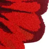 Ткачество Подсолнечное Ковер - Девушки Спальня ковриком Мягкий коврик для ванной Главная Декор пола Коврики 25,6 X 25,6 дюйма, красный