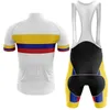 2022 Colombia Cycling Jersey Set Summer Mountain Bike Clothing Pro Bicycle Jersey Sportswear Suit Maillot Ropa Ciclismo243L