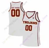 Mi08 Custom USC Trojans Basketball Jersey College 5 Nikola Vucevic 32 O.J. Mayo 1 Nick Young