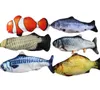 Najnowsze zabawne zabawki dla zwierząt zabaw zabaw zabawki elektryczne ryby ryby będą mogły pokonać rybę pluszowej zabawki