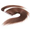 VMAE Brazilian Peruvian Straight 100g 120g Natural Brown Double Drawn Horsetail Clip in Magic Wrap Around Ponytails Virgin Human Hair Extension