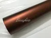 1 52x18m Satin Chrome Vinyl Wrap Film With Air Bubble Brown Car Body Wrap Vinyl359m