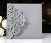 Laser Cut Wedding Invitations OEM in 41 Colors Customized Hollow With Vines Folding Personalized Wedding Invitation Cards BW-HK125