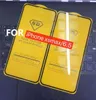 Retail Packing Full Cover 21D 9D Tempered Glass Screen Protector AB Lim för iPhone 12 11 Pro Max XR XS Max 6 7 8 Plus 200PCS / Lot