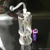 Poissons Quatre Griffe Filtre Muet Narguilé, Gros Verre Bongs Brûleur À Huile Tuyaux En Verre Tuyaux D'eau Tuyau En Verre Huile Rigs Fumer Livraison Gratuite