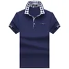 2018 Polo Uomo Camicia Uomo Manica corta Camicie solide Camisa Polo Masculina Casual Cotone Plus Size 7xl 8xl 10xl Marca Top Tees C19041501