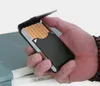 Accessoires pour fumeurs étui à cigarettes 1 PC boîte de rangement de cigares en acier inoxydable étuis à cartes multifonctions porte-tabac en PU GB9577037019