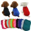 Pet T Shirts Solid Dog Clothes Fashion Top Shirts Vest Cotton Clothes Dog Puppy Small Dog Clothes Cheap Pet Apparel JXW210