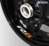 Nya däck Cool Modified Motorcykelklistermärken Inner Wheel Logo Reflective Personality Rim Dekorativa dekaler för Yamaha R66429442