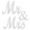 나무 씨와 부인 서명 연인 테이블 장식에 대 한 결혼식 장식 Mrs Mrs Mrs 편지 장식 장식 Mariage 결혼식을 설정