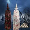 Halloween Kids Mantel Blooded Bloed Horror Kostuum Cosplay Cape + Hat Vrouwen Kinderen Cosplay CPRop Death Witch Magic Robe Capes