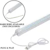 4ft 8ft T8 luci a tubo a forma di V integrate 36W 1200mm SMD2835-198led/72W 1500mm SMD2835-384led AC85-265V 25 pz/lotto