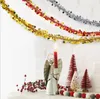 Two ten-color new 2 meter long tops Ribbon pull flowers birthday party window classroom decoration supplies Christmas 10color EMS