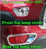 Wysokiej Jakości ABS Chrome 2 sztuk Samochód Front Flower Lampa Dekoracyjna Pokrywa + 2 sztuk Tylna ścianka przeciwmgielna Pokrywa dla Jeep Compass 2011-2013