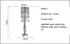 アクリルクリスタルフラワースタンド結婚式の舞台の装飾結婚式の装飾建物73cmの高い結婚式のテーブルの中心部