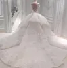 Sweetheart Off Shoulder Wedding Dresses Lace Appliques Ball Gown Sweep Train Bridal Gowns Vestido de Novia