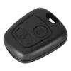 2 knoppen Vervanging Remote Lege Car Key Shell FOB Case voor Peugeot 206 307 107 207 407 No Blade Auto Key Case3973991