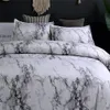 Lits/reine/roi gris chambre couette ensembles de literie lit couette draps ensemble literie housse de couette couvre-lit taie d'oreiller