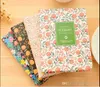 New Arrival Cute PU Leather Floral Flower Schedule Book Diary Weekly Planner Notebook School Office Supplies Kawaii Stationery